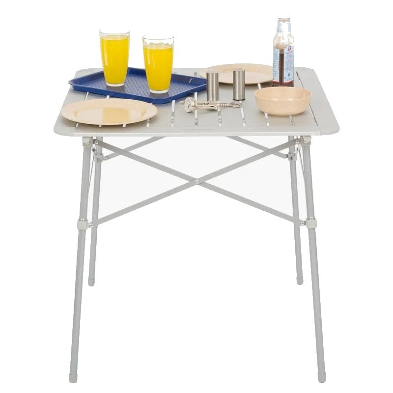 Mesa plegable de lamas ALU 70x70 cm para camping y exterior