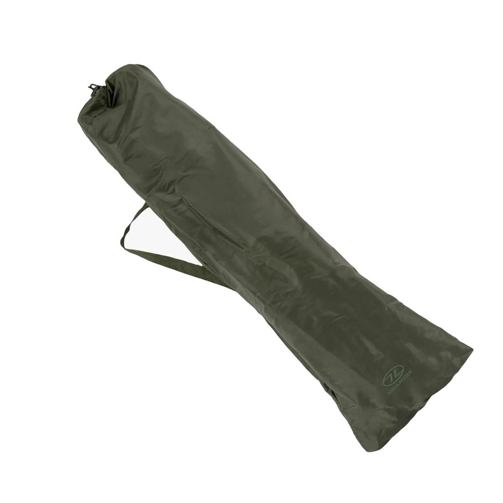 Silla Perch Camping verde, asiento bajo y patas extra anchas