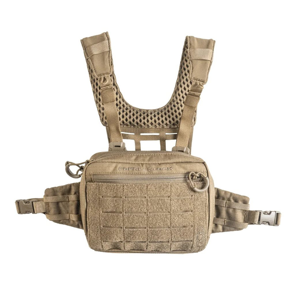 Bolsa de pecho FURY gris compacta para uso civil y táctico