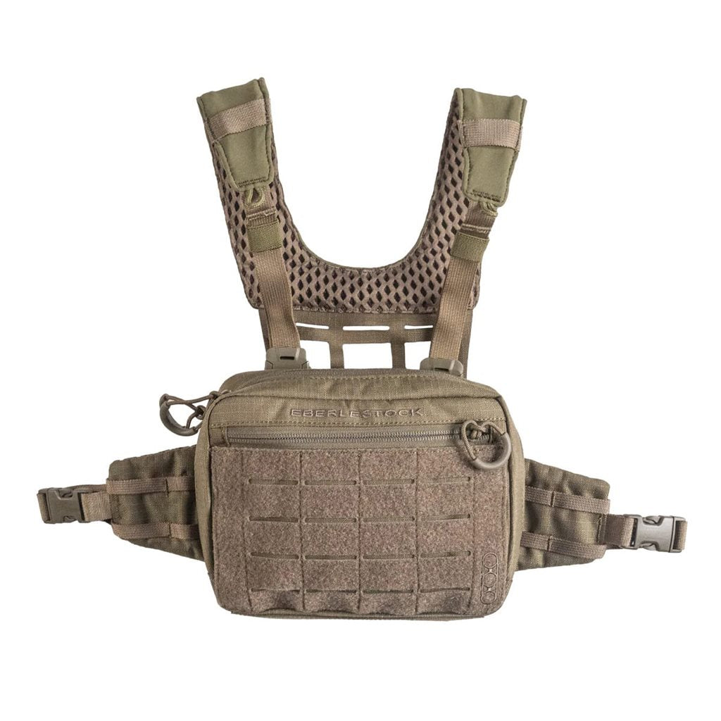 Bolsa de pecho FURY gris compacta para uso civil y táctico