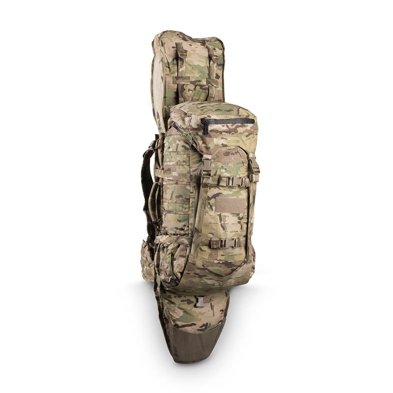 Mochila GUNSLINGER II vista frontal con correas y compartimentos visibles
