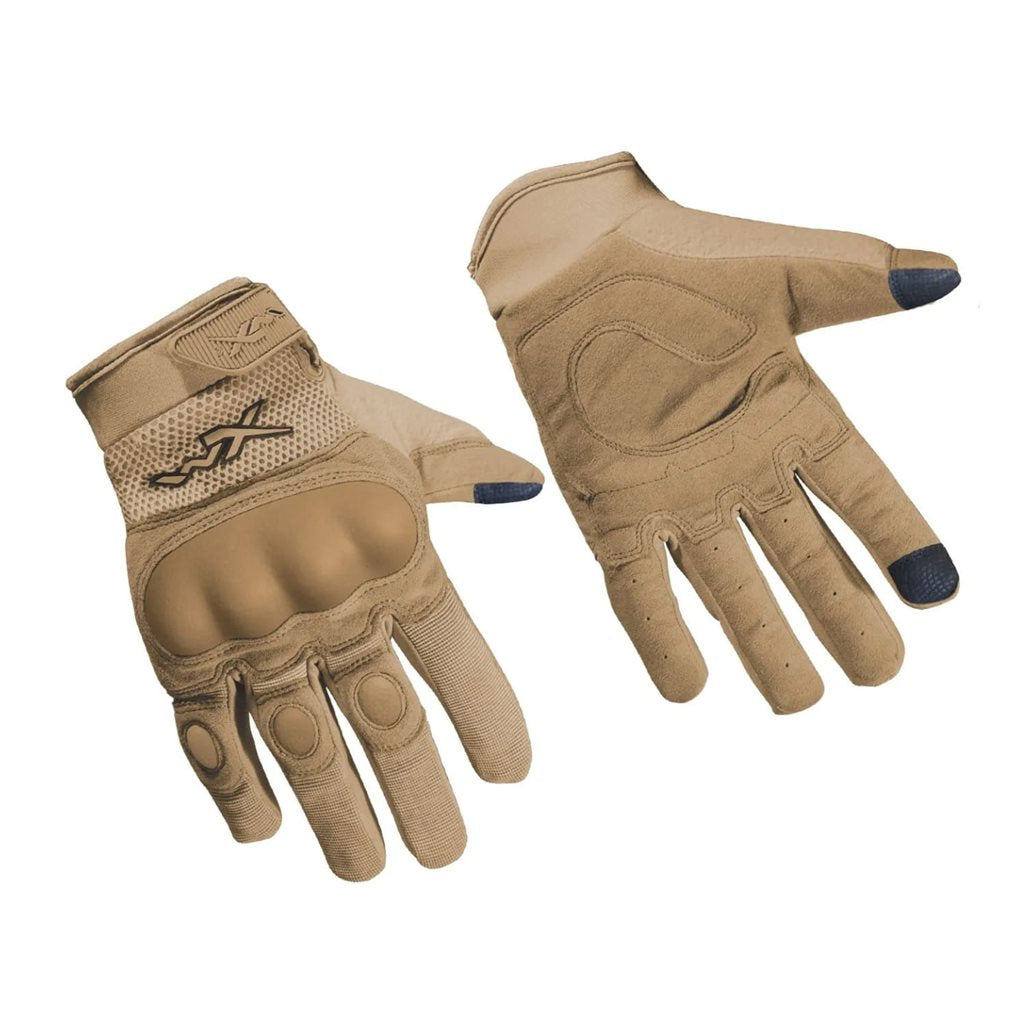 Guantes tácticos DURTAC SmartTouch TAN en color tan, vista del producto