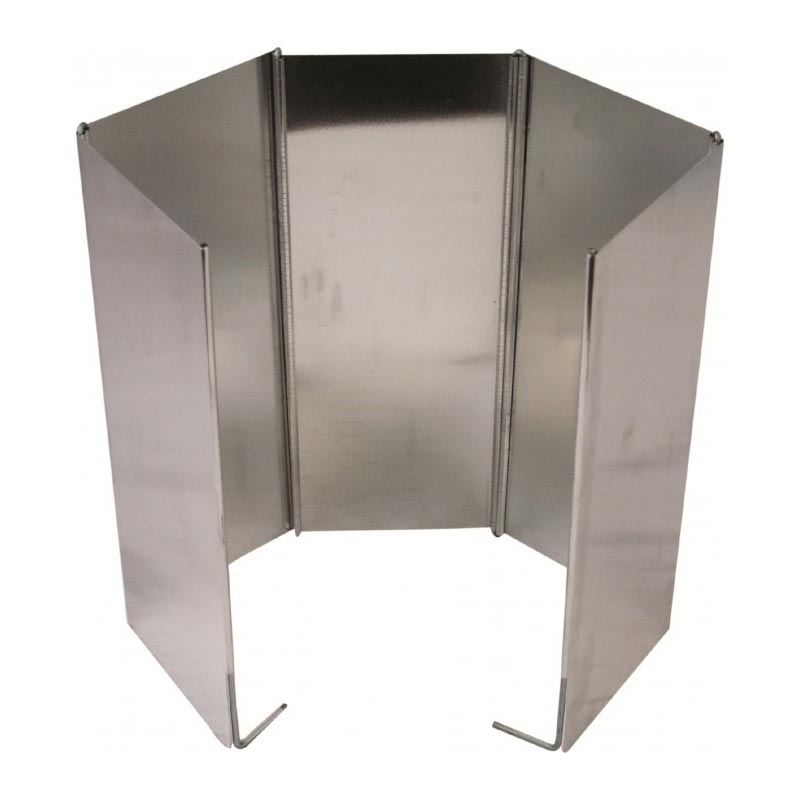 Protector contra viento de aluminio para hornillo GAS003