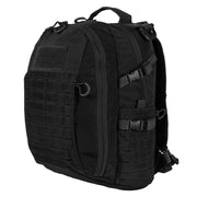 Mochila Hexagon negra 27 x 13 x 42 cm, tejido rip-stop hexagonal