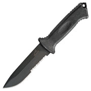 Cuchillo Gerber Prodigy negro con hoja fija y empuñadura TacHide