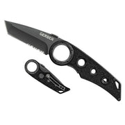 Navaja plegable Gerber Remix Tactical con hoja parcialmente dentada y empuñadura mejorada