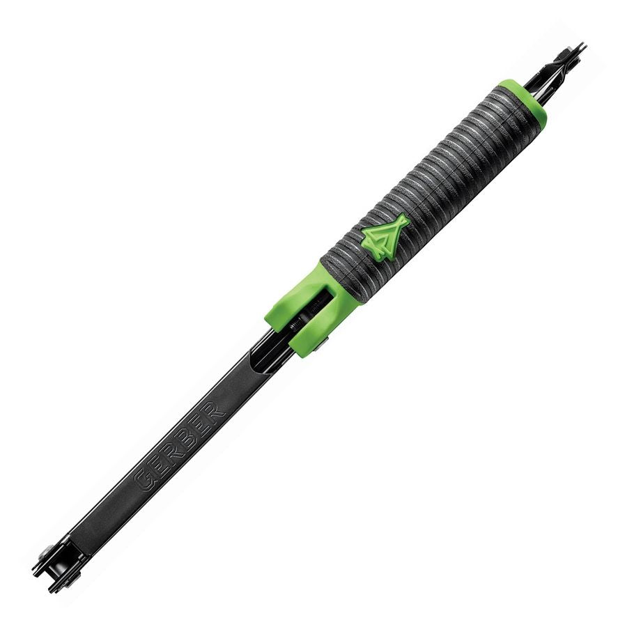 Sierra plegable FREESCAPE negra y verde con marco de acero 2Cr13 y hoja de acero inoxidable