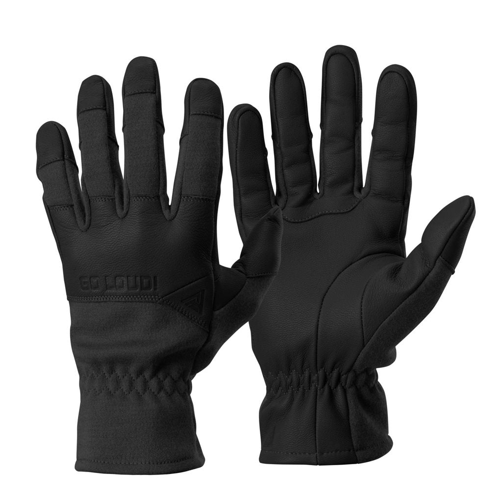 Guantes CROCODIE FR Nomex negros Long de Direct Action, combinación de piel de cabra y Nomex