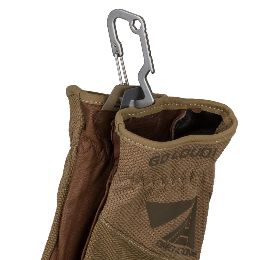 Guantes HARD GOVES de cuero Coyote para tiradores