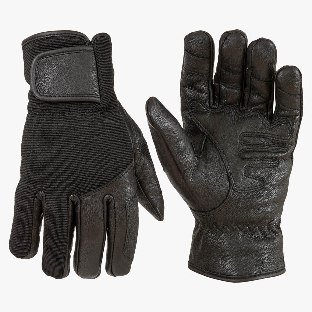Guantes SPECIA OPS de cuero negros (imagen del producto)
