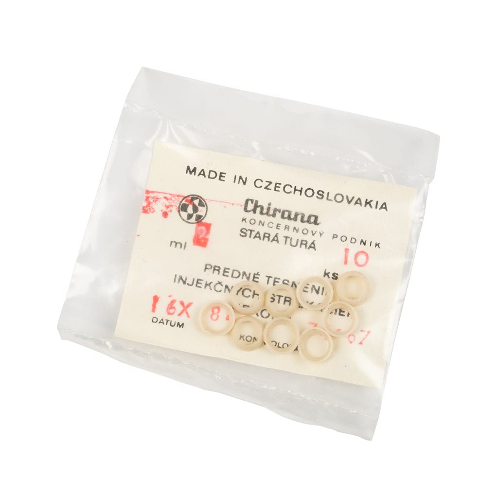 Gomas frontales de repuesto para jeringa de vidrio 2 ml (GUM-8502)