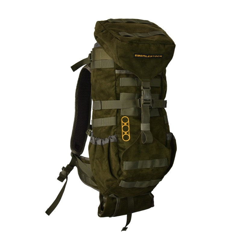 Mochila H2 Gunrunner en color loden verde, diseño minimalista orientada a caza y tiro
