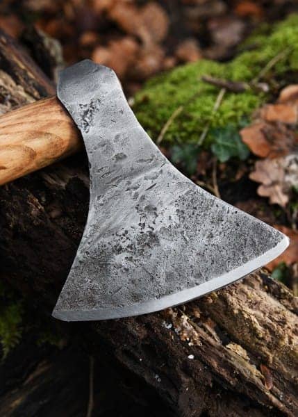 Hacha vikinga, acero forjado a mano, tipo M ULF-AX-21 - Espadas y Más