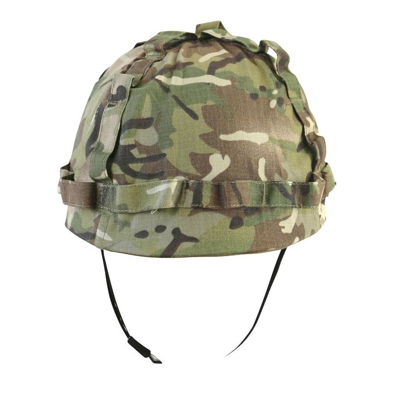 Casco plástico US-Style con cubierta BTP camuflaje talla 53–60 cm