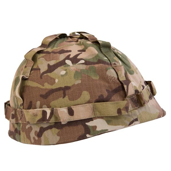 Casco plástico US-Style con cubierta BTP camuflaje talla 53–60 cm