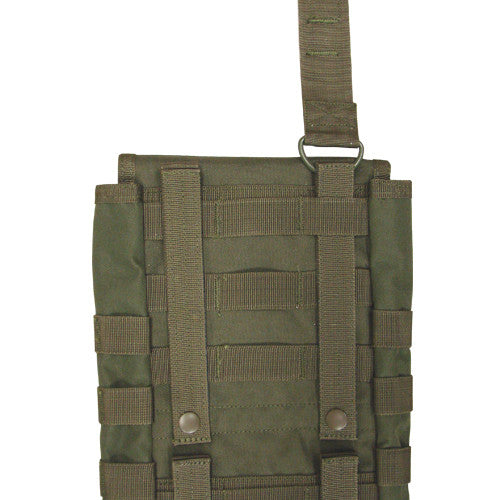 Bolsa hidratación MOLLE verde con depósito 2,5 L y 7 filas PALS