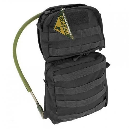 Bolsa de hidratación MOLLE II verde con depósito 2,5L