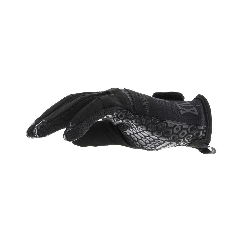 Guantes de tiro PRECISION PRO negros, vista de la palma con patrón Padlock™