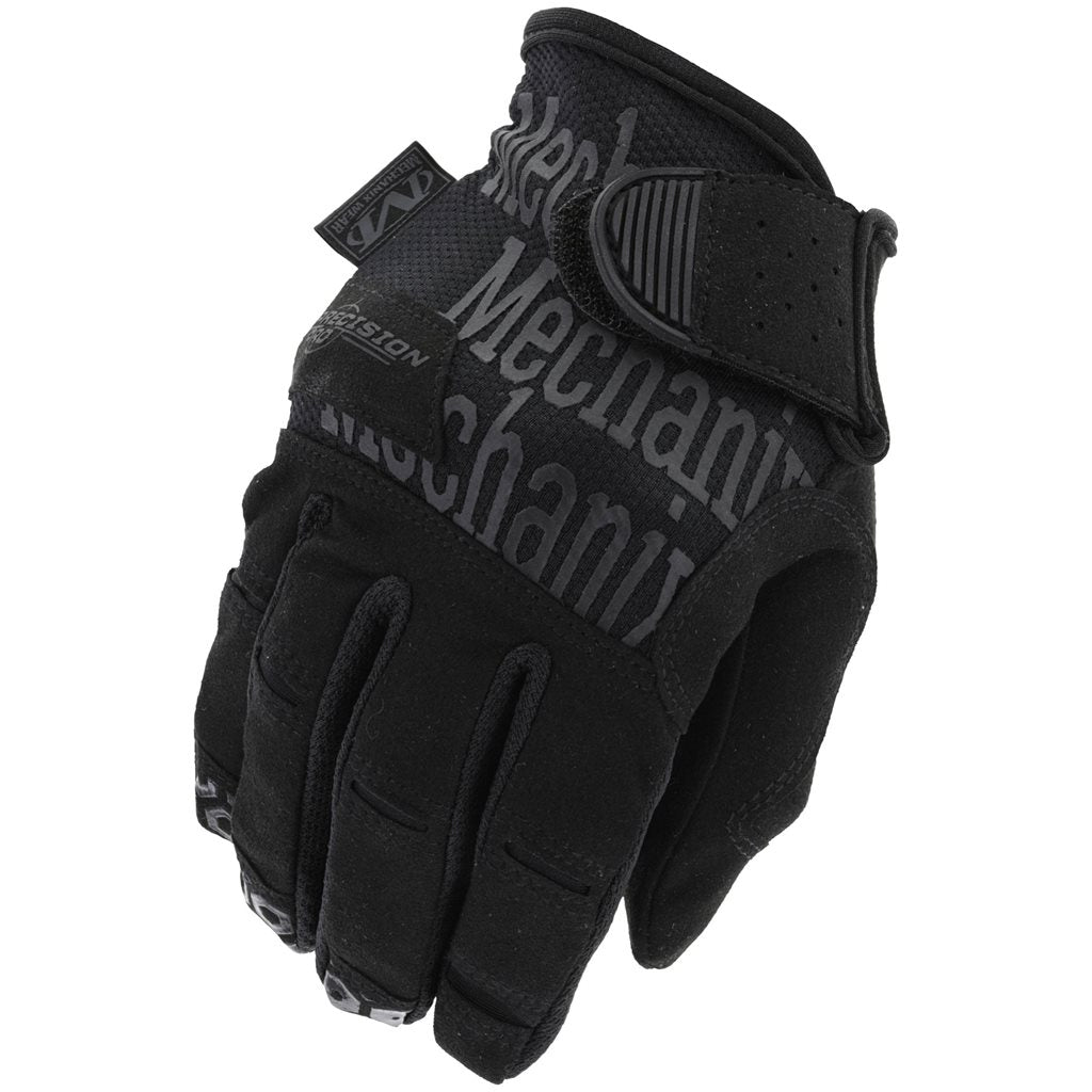 Guantes de tiro PRECISION PRO negros, vista de la palma con patrón Padlock™