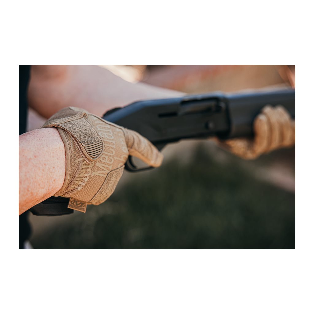 Guantes de tiro PRECISION PRO High-Dexterity color coyote, vista de palma con patrón Padlock™
