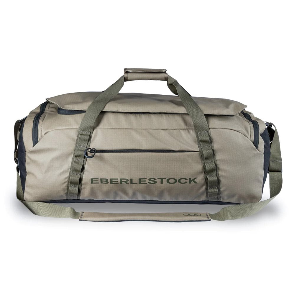 Bolsa de transporte HYLLUS 65 L negra impermeable en nylon 1000D y 500D rip-stop con recubrimiento TPU