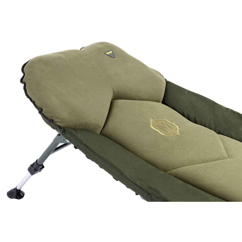Cama de campaña Professional Hex 8 verde, colchón ampliado 205 x 82 cm