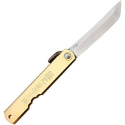 Navaja plegable BRASS Nagao Kanekoma con empuñadura de latón pulido