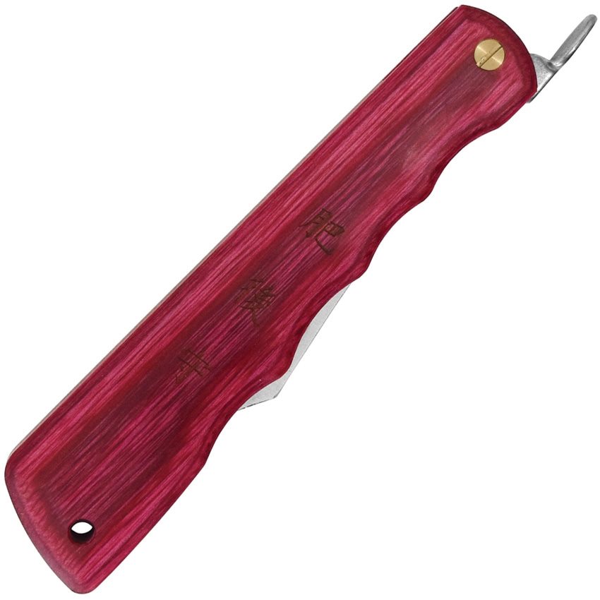 Navaja plegable WOODY VG10 con hoja VG-10 y mango de madera rojo