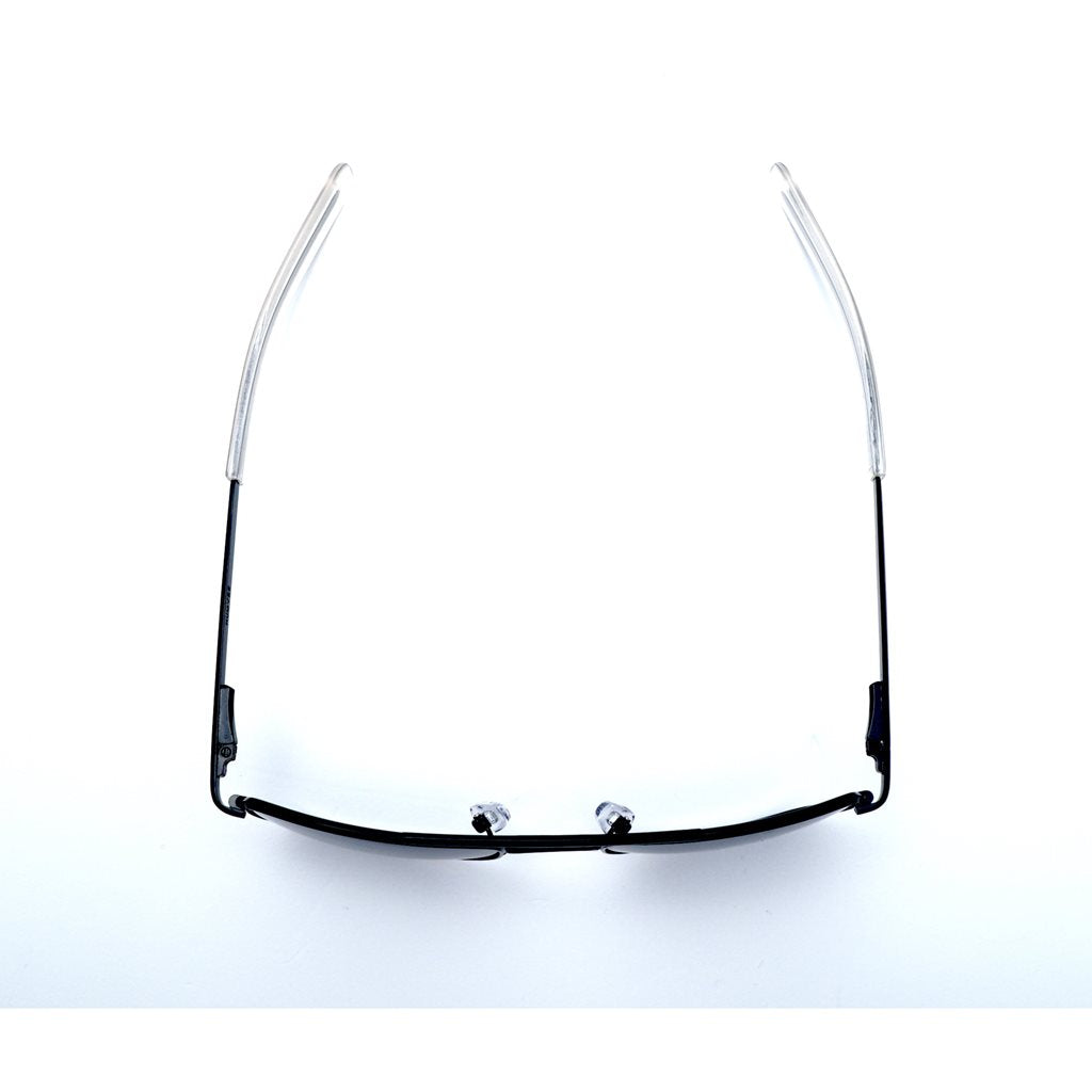Gafas de sol polarizadas HUMVEE 57 mm negras con lentes ahumadas