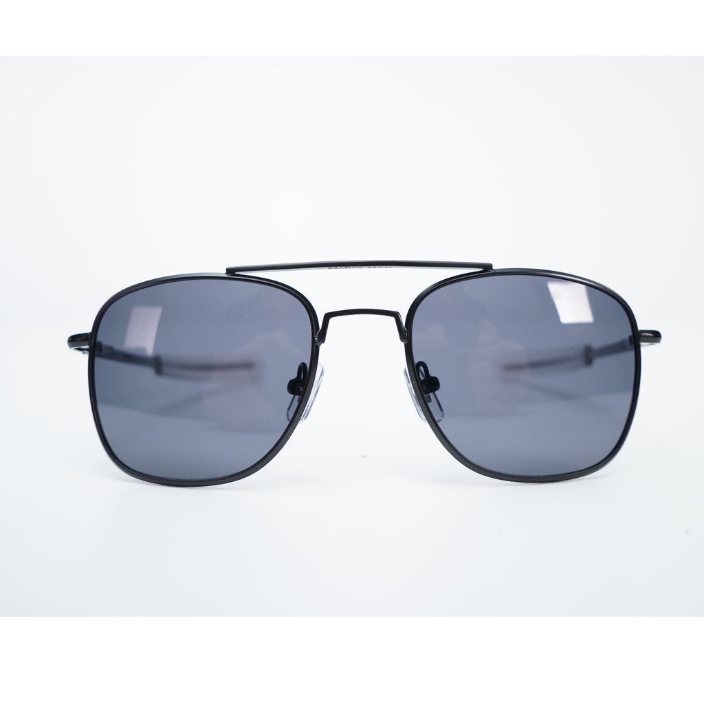 Gafas de sol polarizadas HUMVEE 57 mm negras con lentes ahumadas