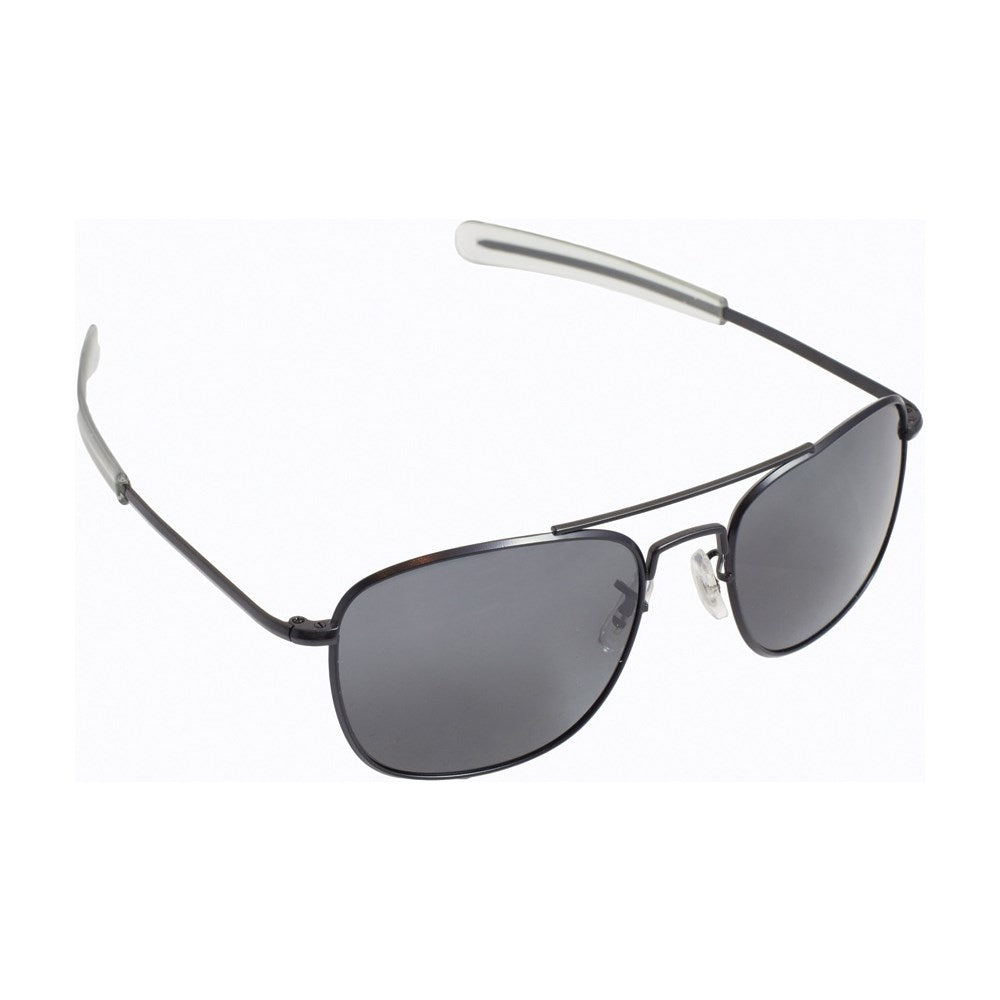 Gafas de sol polarizadas HUMVEE 52 mm negras con funda de cuero negro Humvee®