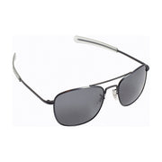 Gafas de sol polarizadas HUMVEE 52 mm negras con funda de cuero negro Humvee®