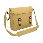 Bolsa bandolera Webbing Haversack 45 l beige de lona lavada con diseño clásico