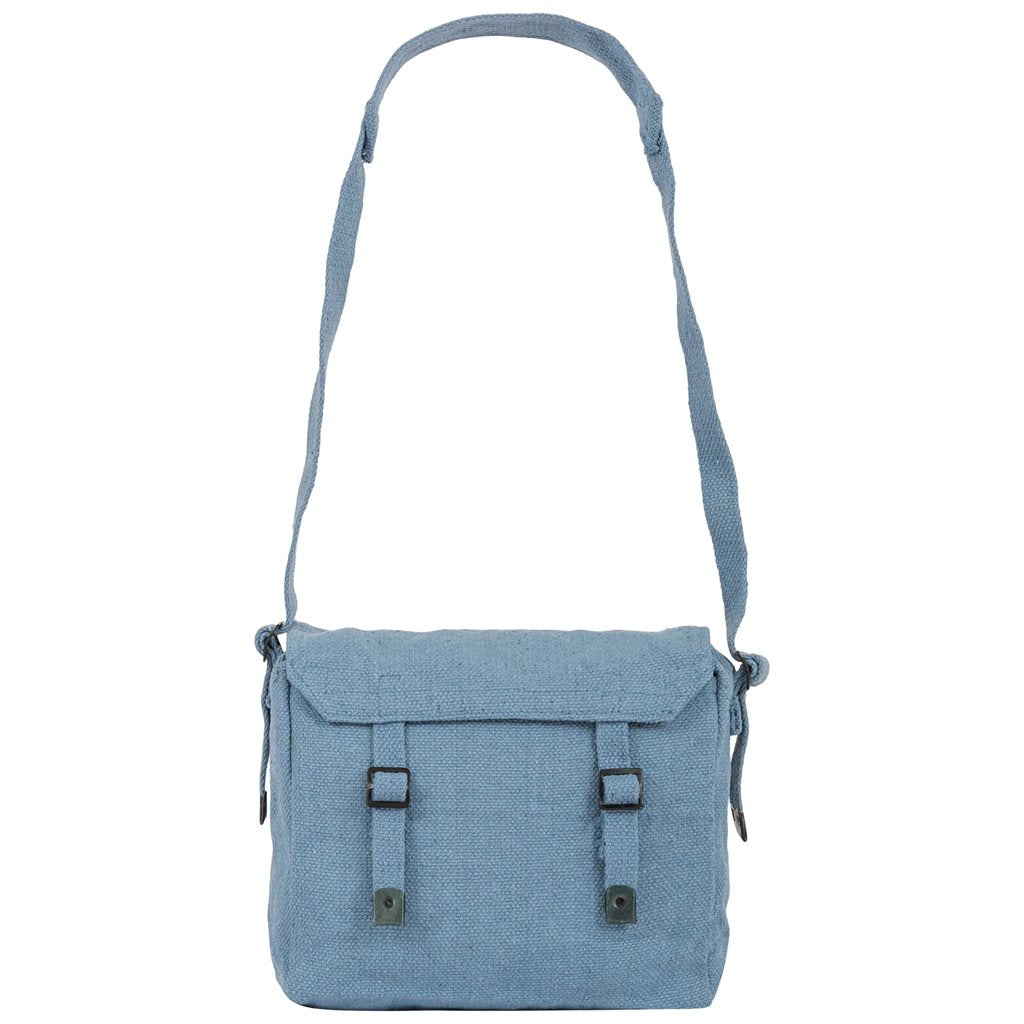 Bolsa bandolera Webbing Haversack 45 l beige de lona lavada con diseño clásico