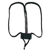 Esposas desechables textil HT negras, pack de 5, cierre resistente