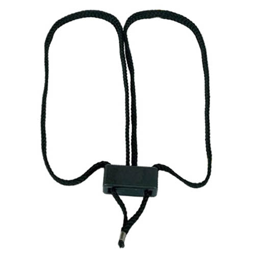 Esposas desechables textil HT negras, pack de 5, cierre resistente