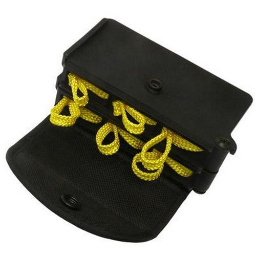 Funda rotativa para 6 esposas textiles tipo HT-01 en color negro
