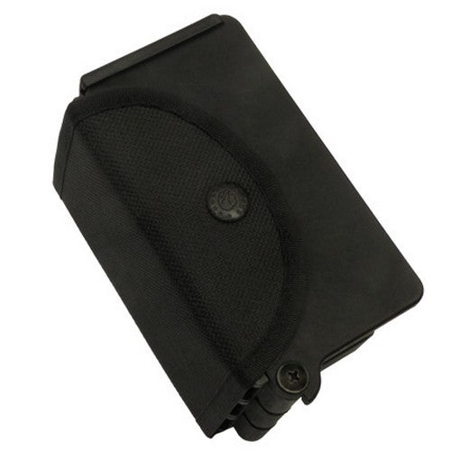 Funda giratoria MOLLE para 9 esposas textiles negra