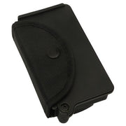 Funda negra con clip metálico para 3 esposas textiles HT-01