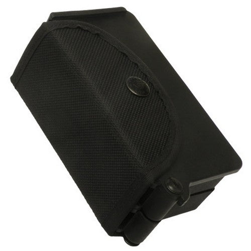 Funda con clip metálico para 6 esposas textiles HTH-66 negra