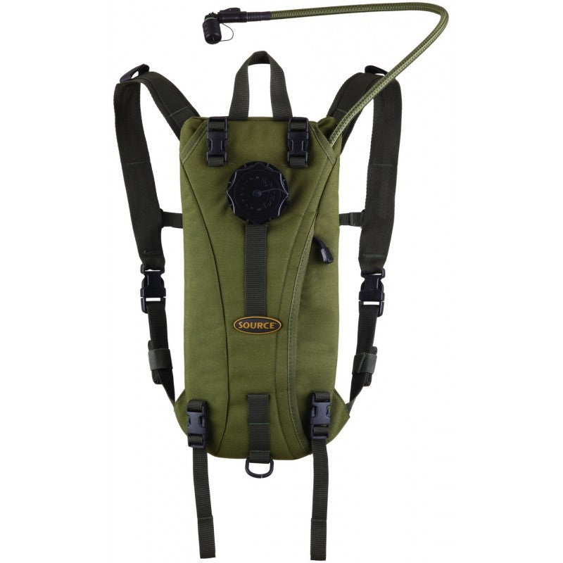 Vak hydratační set TACTICAL 3L verde - bolsa de hidratación SOURCE con tubo QMT y boquilla Storm