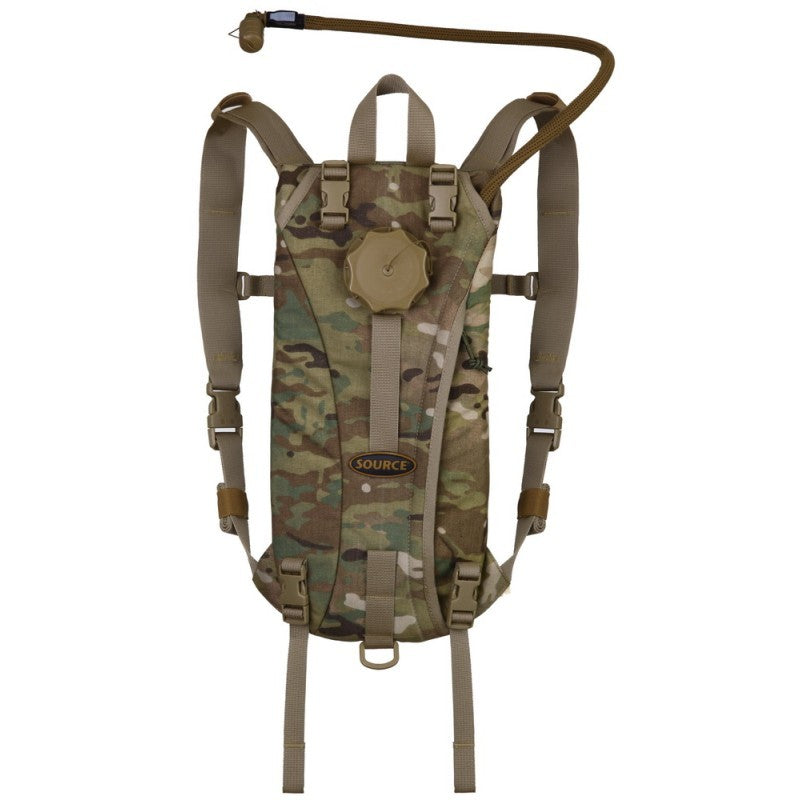 Bolsa de hidratación TACTICAL 3L de SOURCE con manguera QMT y boquilla Storm