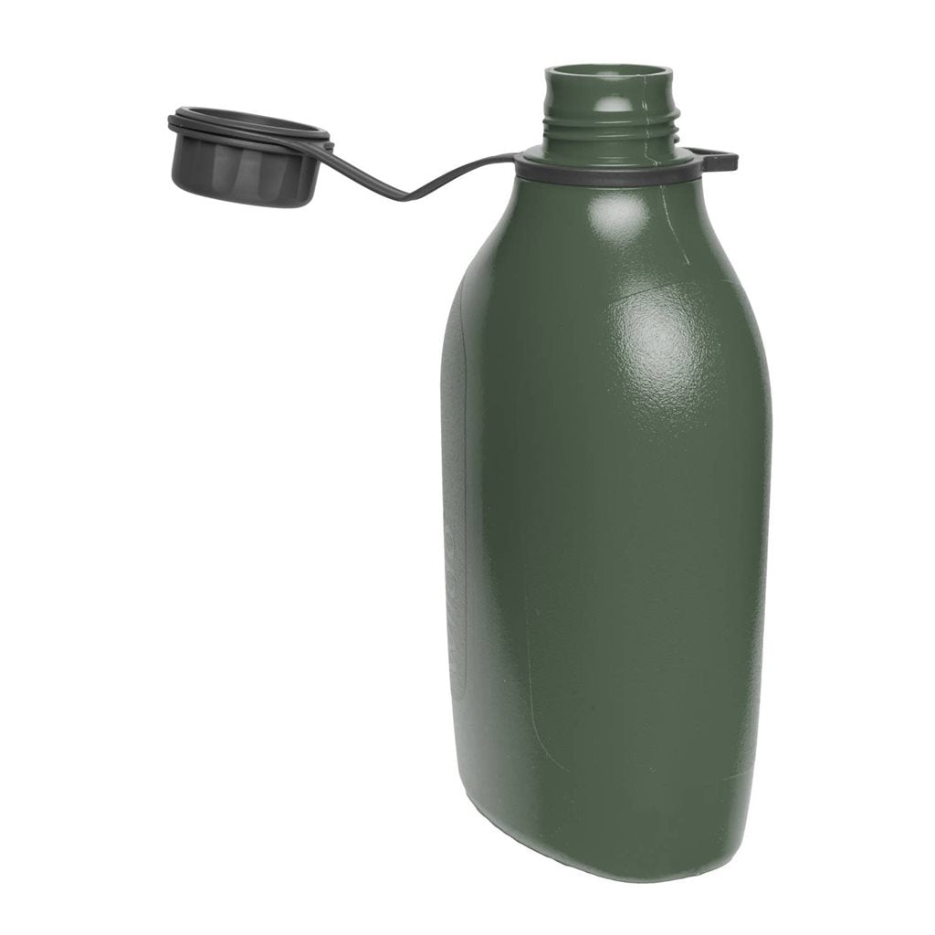 Cantimplora EXPLORER 1l con mosquetón y tapa verde