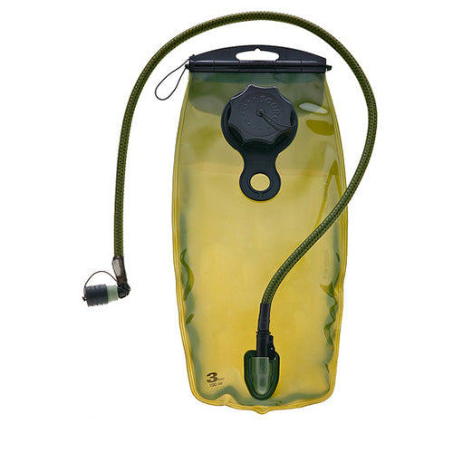 Bolsa de hidratación 3L WXP SOURCE Coyote vista con boquilla y tapón