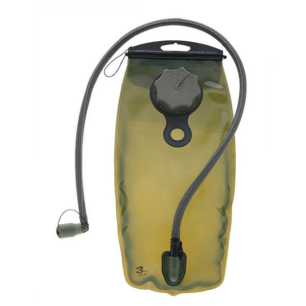 Bolsa de hidratación 3L WXP SOURCE Coyote vista con boquilla y tapón