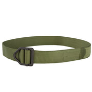 Cinturón Instructor verde para rescate y descenso, hebilla autoajustable y cierre de velcro