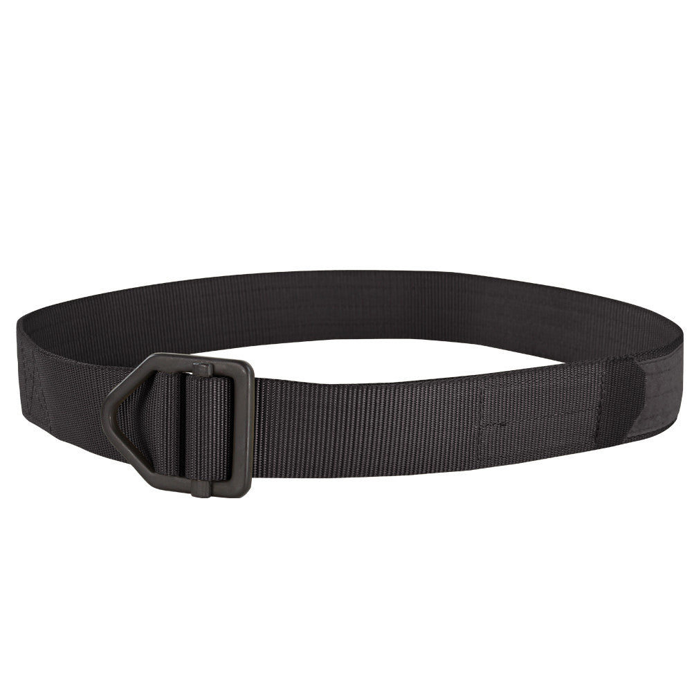 Cinturón Instructor para rápel negro con hebilla autoajustable y cierre de velcro