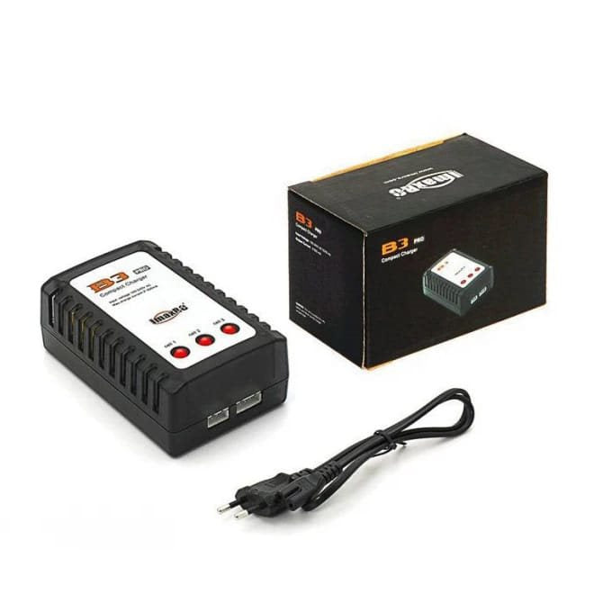 Cargador B3 10W para baterías Li-Po, Li-Ion y Li-Fe (2-3 celdas), compacto y portátil