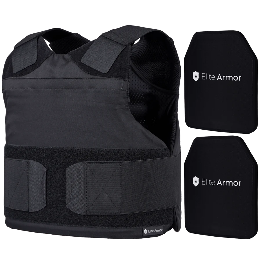 Chaleco + Placas Balistícas NIJ Level IV Elite Armor Impact