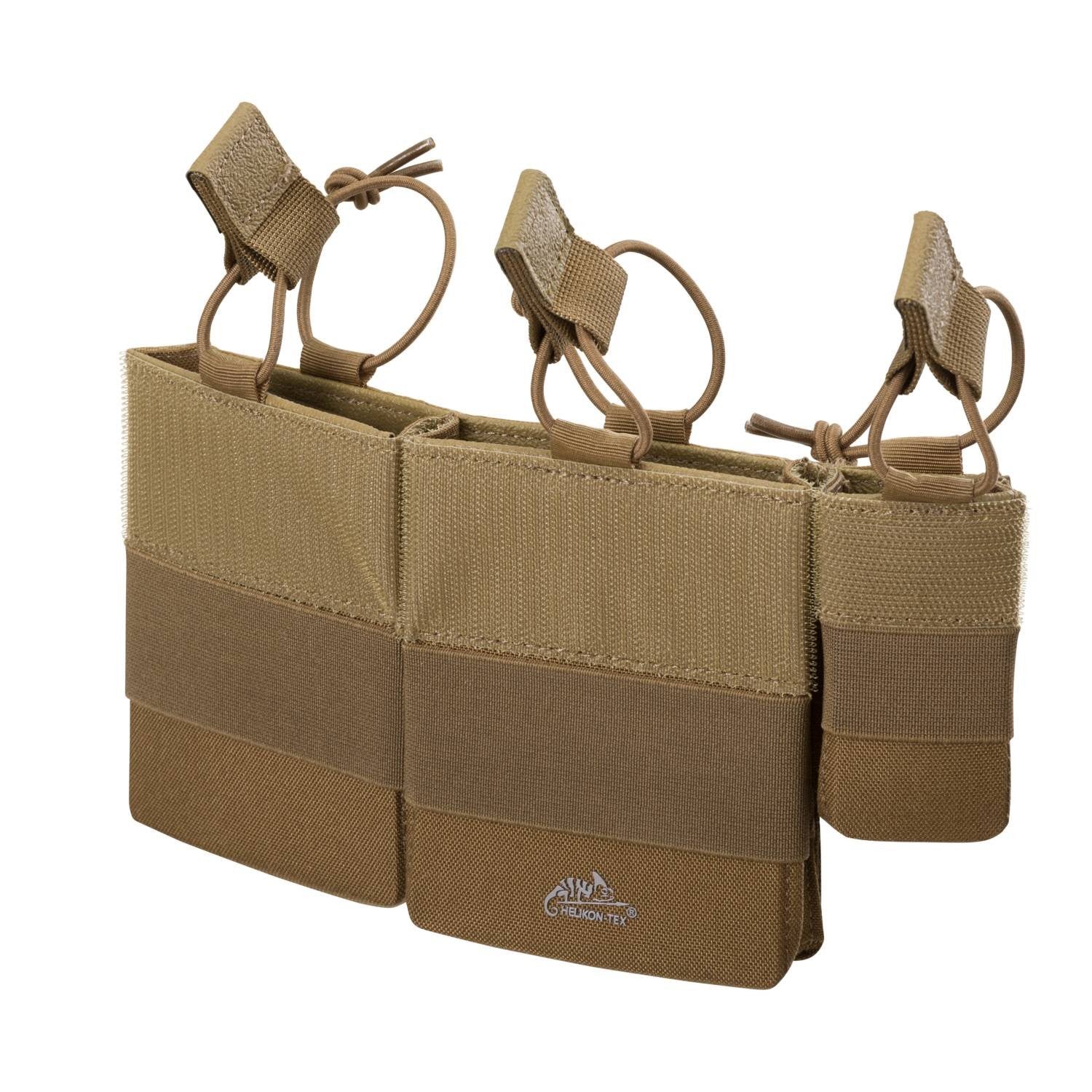 Bolsa COMPETITION TWOGUN combinada COYOTE para dos cargadores .308 y un cargador de pistola, diseñada para chaleco